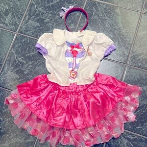 Sparkly Doc Mcstuffin costume for Halloween